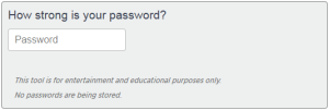How strong is your password